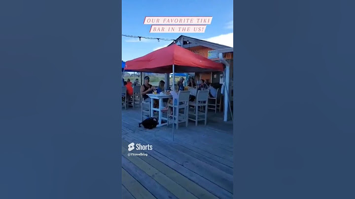 Cool Tiki Bar in the Outer Banks, North Carolina