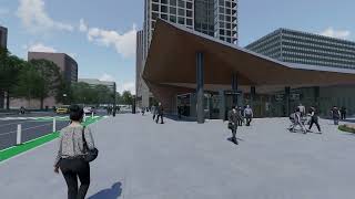 Crystal City Metro East Entrance Animated Preview