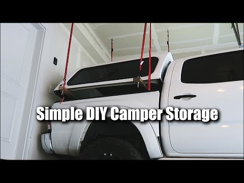 Simple DIY Camper Shell Storage