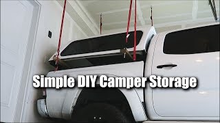 Simple DIY Camper Shell Storage