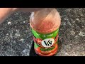 Spicy hot v8 vegetable juice
