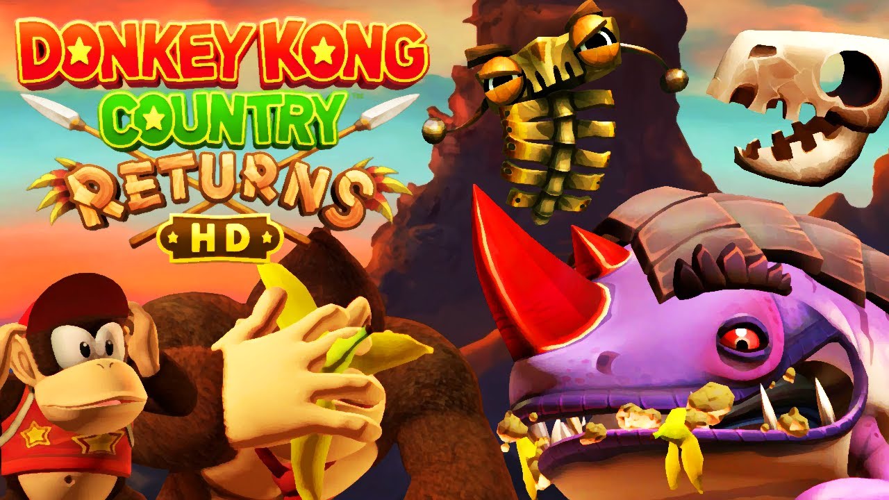 Donkey Kong Country Returns HD - World 6: Cliff - No Damage 100% Walkthrough