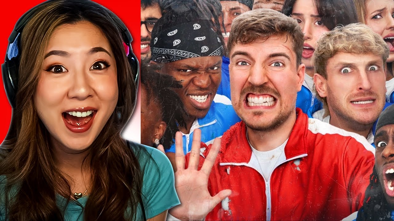 ФЬЮЗЛИ РЕАКЦИЯ НА БОРЬБУ 50 Ютуберов ЗА 1 000 000 ДОЛЛАРОВ