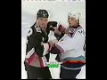 Hockey Fight Erupts Mid-Game #shorts