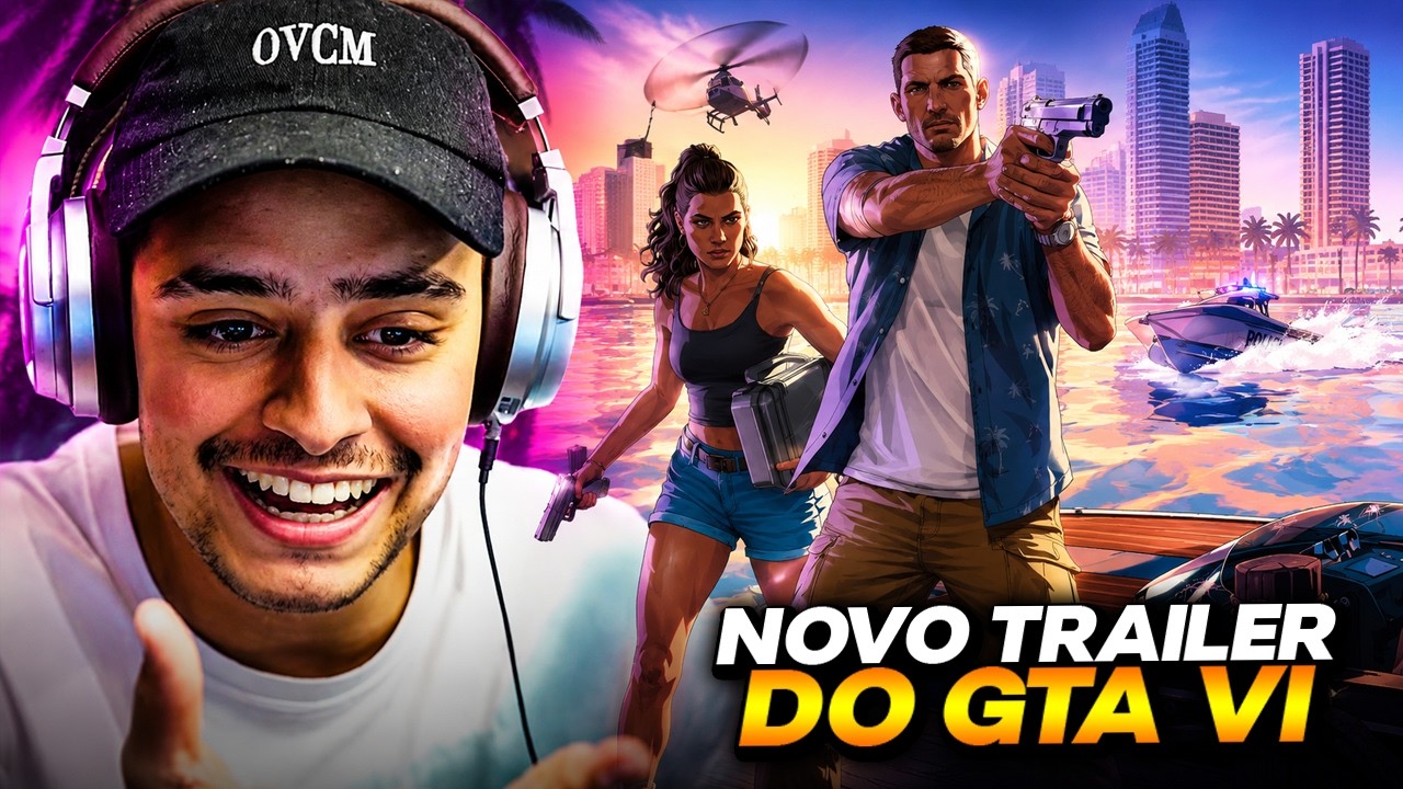 CORINGA REAGINDO AO TRAILER DO GTA VI NA NETFLIX!! 😱