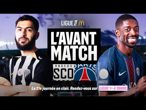 🚨 ANGERS – PSG AVANT MATCH EN DIRECT : PIÈGE POUR LE LEADER ? 🤔​| 31e journée de Ligue 1 McDonald's — football video