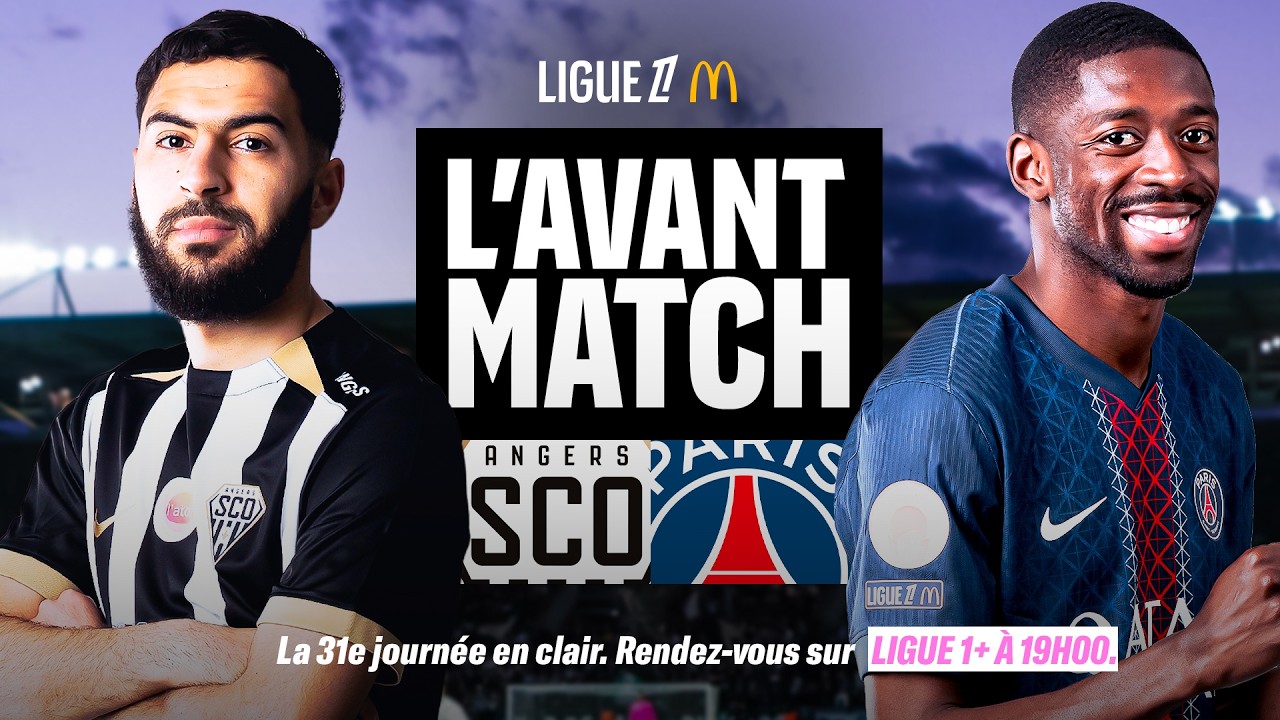 🚨 ANGERS – PSG AVANT MATCH EN DIRECT : PIÈGE POUR LE LEADER ? 🤔​| 31e journée de Ligue 1 McDonald's