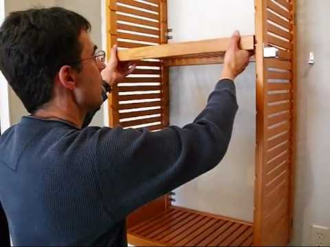 John Louis Home Deluxe Closet-In-A-Box Installation Part 3 - YouTube