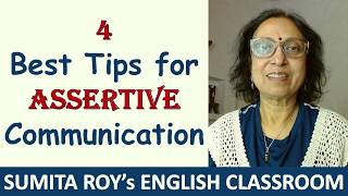 4 Best Tips for ASSERTIVE Communication Given by Prof. Sumita Roy| Gain Confidence to Speak English