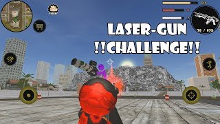 Stickman Rope Hero | Naxeex | Hard Mode Boss from the start [laser gun challenge] screenshot 3