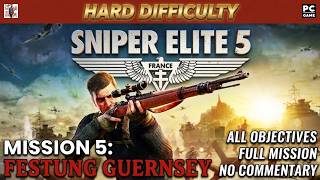 Sniper Elite 5 - Mission 5: Festung Guernsey | Full Gameplay | All Objectives | No Commentary
