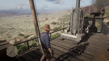 Red Dead Redemption Online: Beautiful view of New Austin from the train.