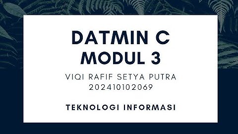 DATAMINING - Dataset Preparation Menggunakan Pandas