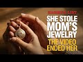 Stepsister Stole My Dead Mom’s Jewelry and Posted It Online….My Mom’s Own Video Exposed Everything 📹