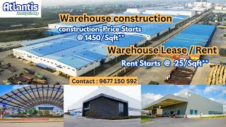 Warehouse Construction Cost Rs  1450 per Sqft | GPD 04 | ARG2025
