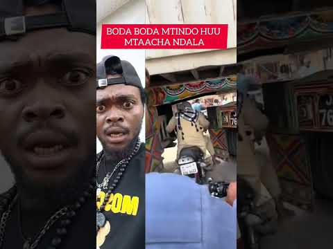BODABODA MTINDO HUU MTAACHA NDALA Matukio Shortvideo Funny Motorcycle Bodaboda Pikipiki