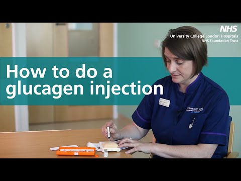 How to do a glucagen injection