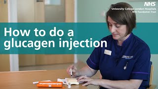 How to do a glucagen injection