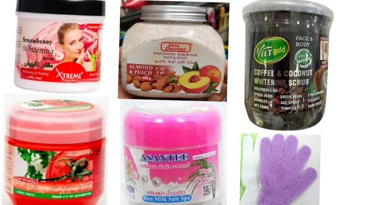 MY TOP 5 BEST & AFFORDABLE WHITENING FACE AND BODY SCRUB #exfoliate #skincaretreatments #skincare