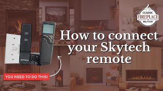 How to pair your SkyTech remote to your Fireplace (Fireplace FAQ's)