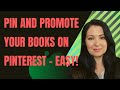 Marketing your Books on Pinterest - How to pin your low content books to Pinterest easily