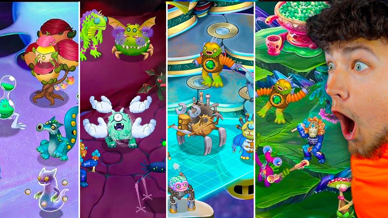 ALL ISLETS IN MY SINGING MONSTERS PLAYTHROUGH!