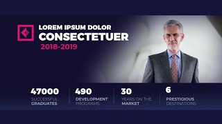 AE模板-公司项目负责人企业团体宣传片