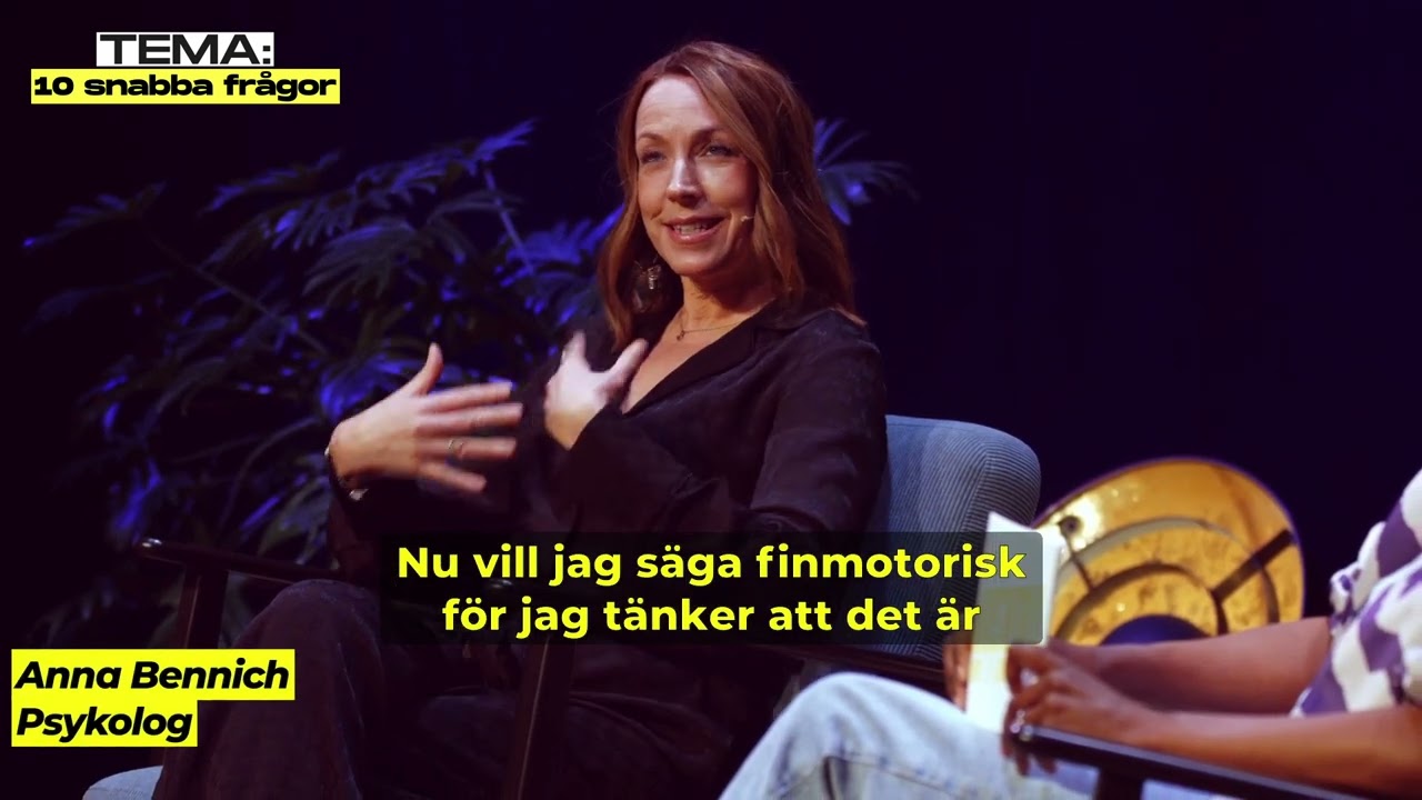 Hur tar psykologen Anna Bennich emot 10 snabba frågor? | Marika med Vänner Talkshow