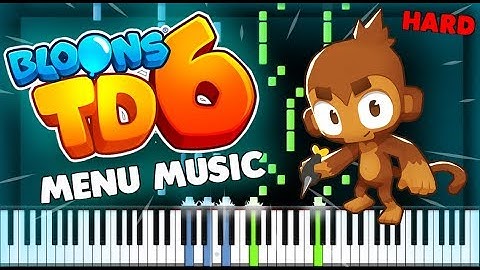 PARTY TIME - Bloons TD 6 Menu Music - IMPOPPABLE PIANO TUTORIAL