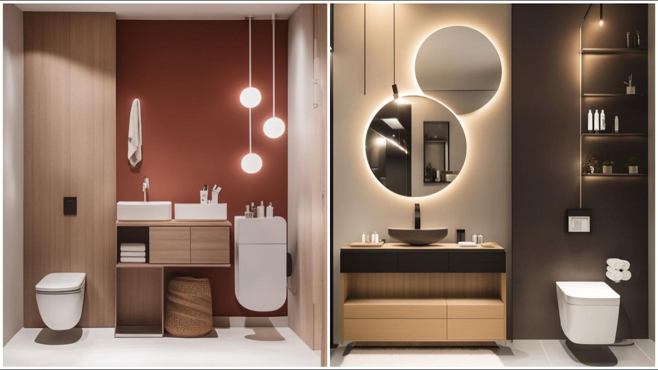 Contemporary Bathroom designs 2023  Master Bath modular design ideas