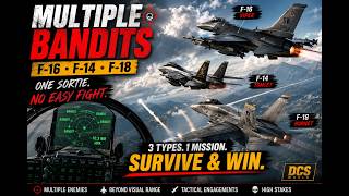 🔥  F-16 vs F-14 & F-18 — MULTIPLE BANDITS, ONE SORTIE!