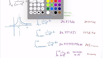 Unit 1 Video 22 -- Improper Integrals 1