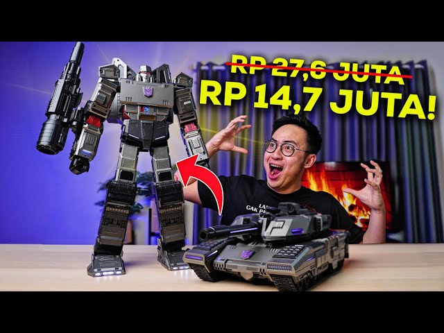 SATU NEGARA HEBOH KARNA MEGATRON INI! | ROBOSEN MEGATRON UNBOXING u0026 REVIEW class=