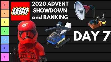 DAY 7: LEGO 2020 Advent Calendar SHOWDOWN! - Ranking Each Build