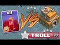 Clash Of Clans - TH7 VS. ALL SKELETONS SPELLS (3 Star troll attacking)