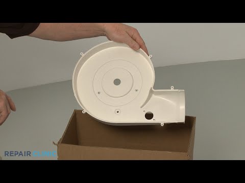 Rear Blower Housing Replacement - Frigidaire Laundry Center (Model FFLE3900UW1)
