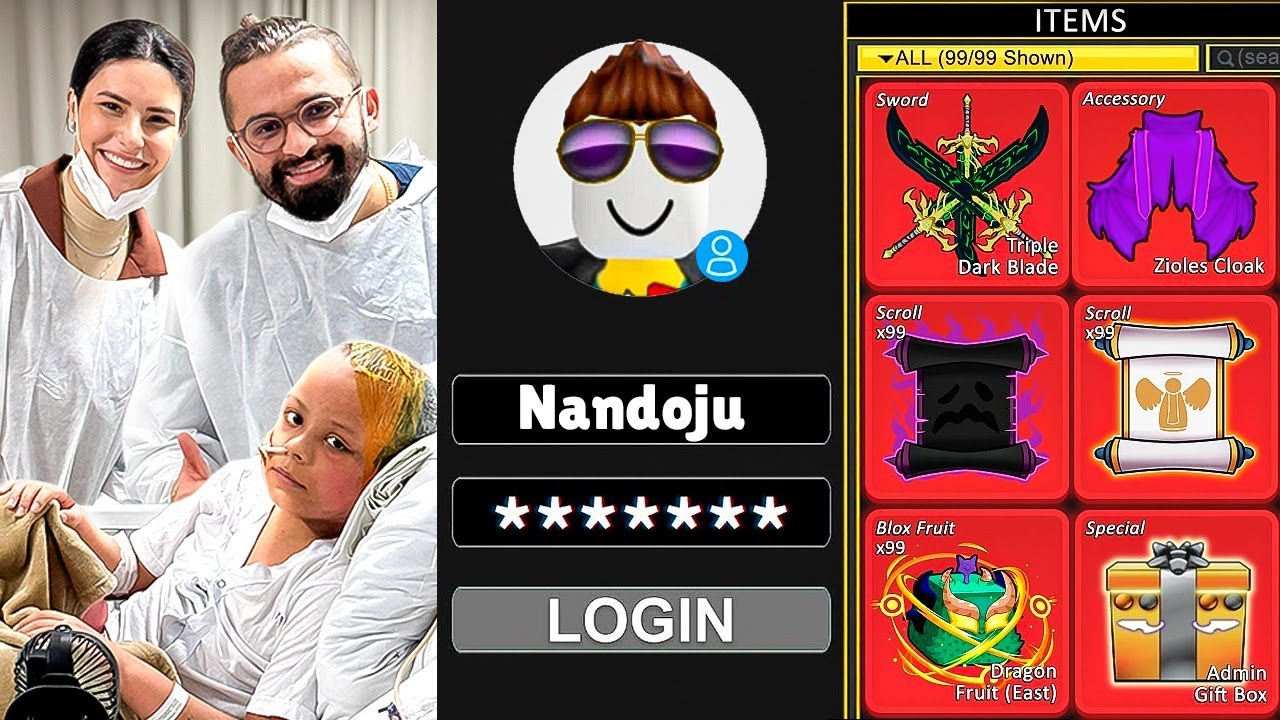 VIAJEI HORAS só pra DEIXAR a CONTA dele RARA no Blox Fruits!