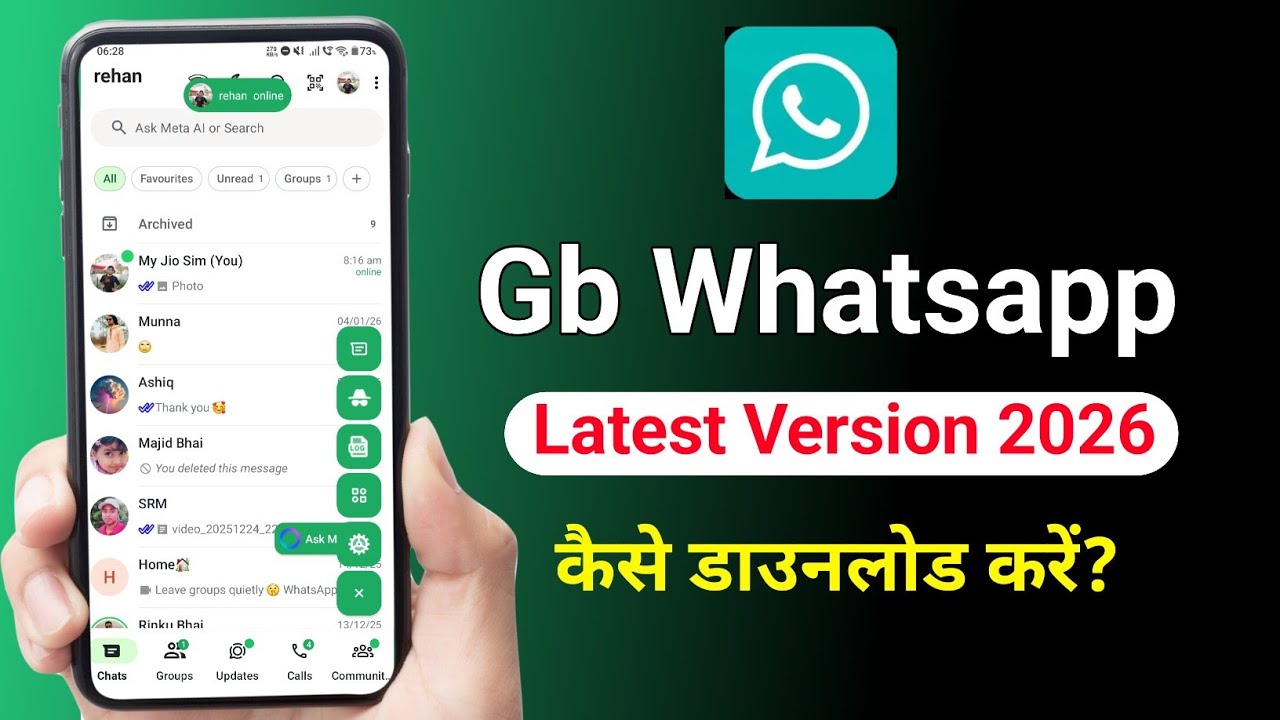 GB WhatsApp Download Kaise Kare 2026 | How to Download GB WhatsApp 2026 |GB WhatsApp New Update 2026
