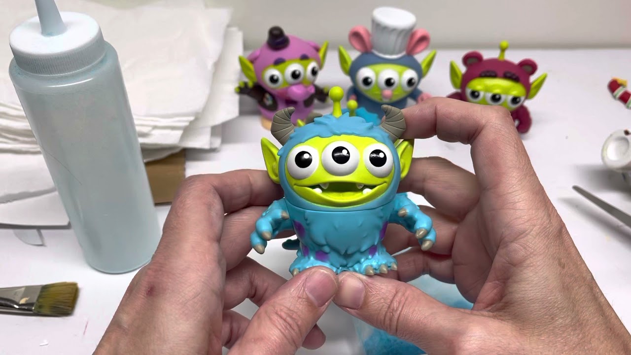 Disney Pixar Mattel Toy Story Alien Remix Figures Flocked