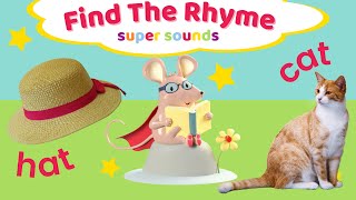 Letters and sounds phase 1 | Rhyming Game Fun! screenshot 1