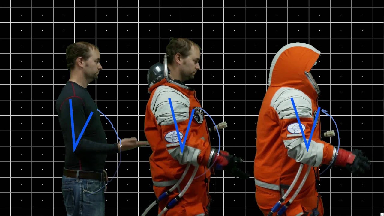 Final Frontier Design Spacesuit Arm Flexion and Extension SBS Comparison at ERAU