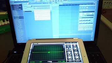 iPad app Animoog as a MIDI input device from a PC over WIFI using Fruity Loops