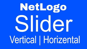 How to create slider in NetLogo | Vertical Slider | Horizontal Slider | NetLogo tutorials.