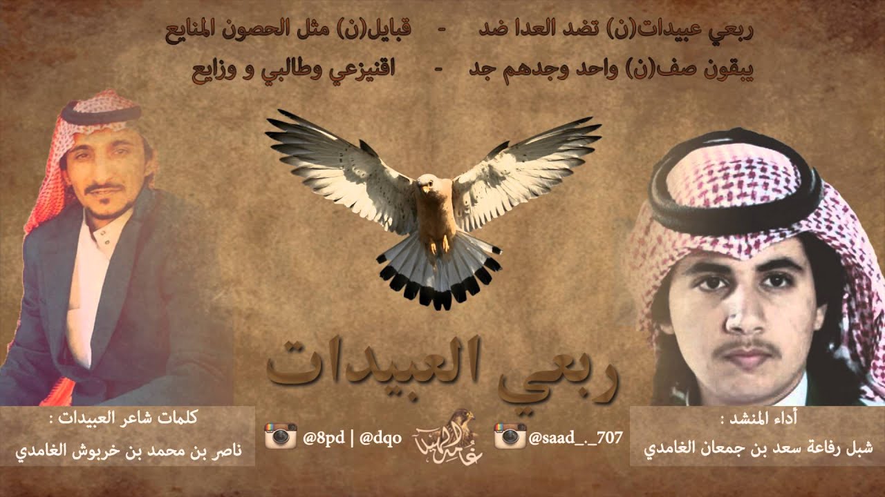 شيلة ربعي العبيدات | أداء : شبل رفاعة سعد بن جمعان الغامدي [HD]