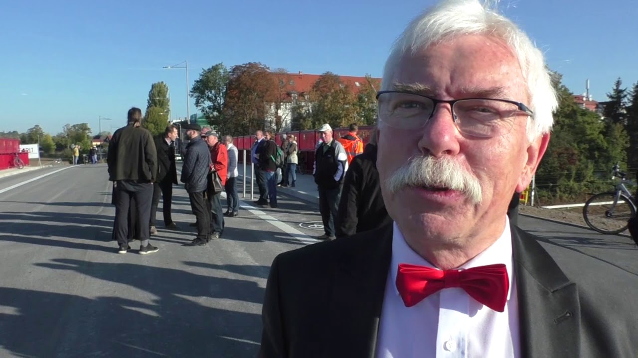 Wiedereröffnung der Landsberger Brücke in Leipzig-Wiederitzsch
