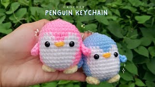 Easy Crochet Penguin Keychain Quick Tutorial Amigurumi