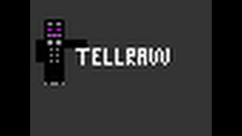 Tellraw command tutorial