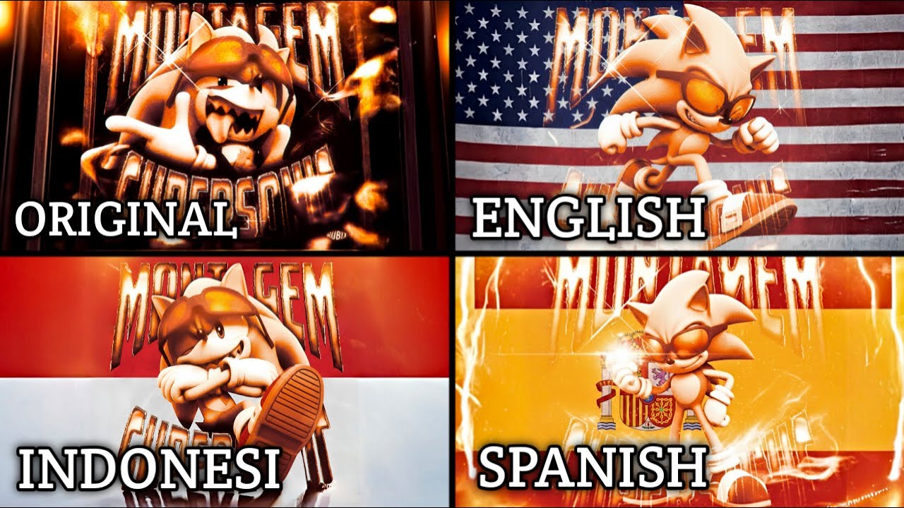 Montagem Supersonic in Different Languages Full Lyrics