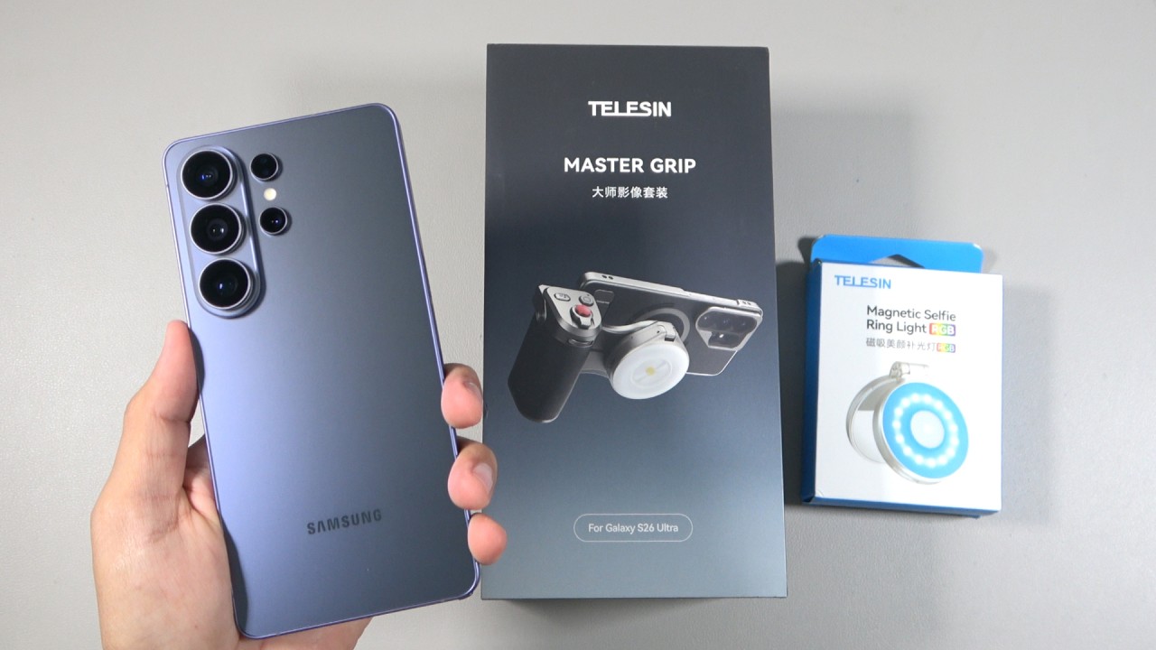 TELESIN Master Grip for Samsung Galaxy S26 Ultra - YouTube