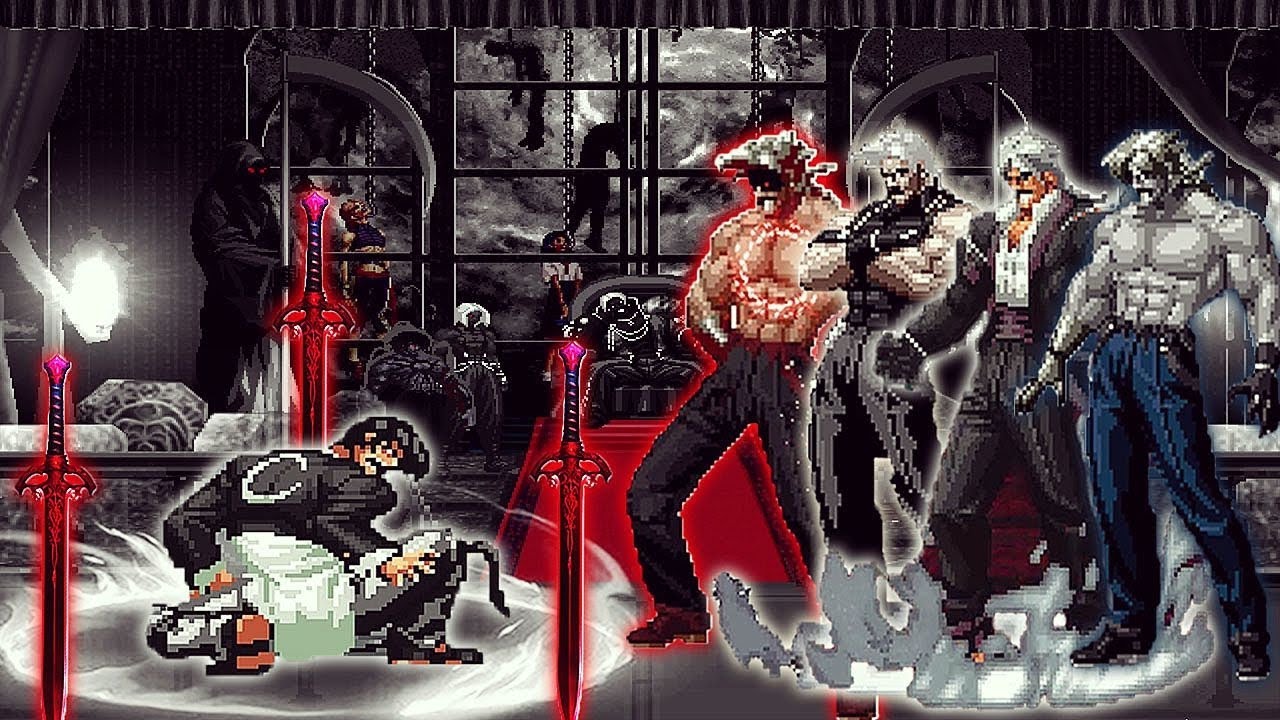 [KOF Mugen] Orochi Iori QS Vs Ultimate Rugal Team - YouTube
